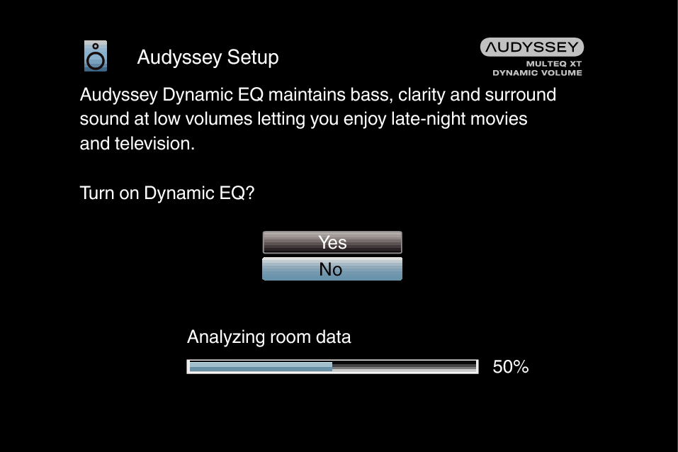 GUI AudysseySetup12 MultEQ XT